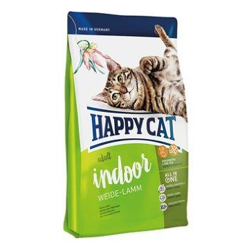 Happy Cat Supr.Indoor Fit&Well Weide-Lamm 10kg