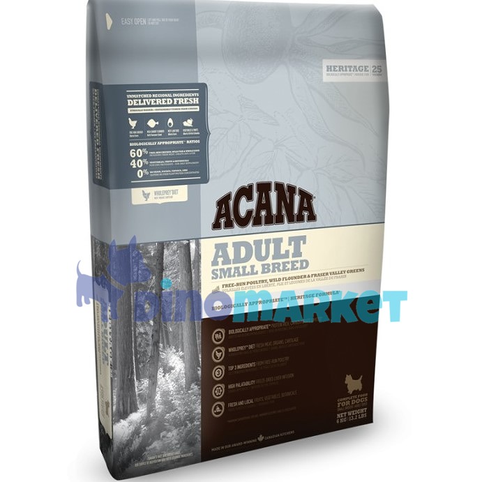 Acana Dog Adult Small Breed Heritage 6kg
