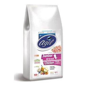 Agil Junior All Breed Pure&Health Low Grain10kg