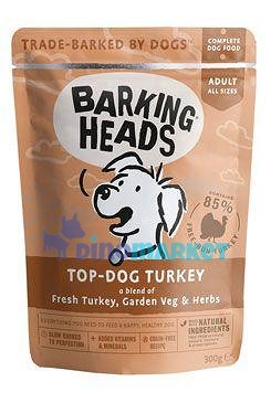 BARKING HEADS Top Dog Turkey kapsička 300g