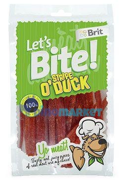 Brit pochoutka Let's Bite Stripe o'Duck 80g NEW