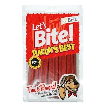 Brit pochoutka Let's Bite Bacon's Best 105g NEW