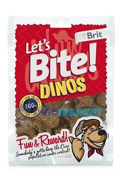 Brit pochoutka Let's Bite Dinos 150g NEW