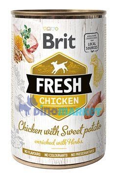 Brit Dog Fresh konz Chicken with Sweet Potato 400g