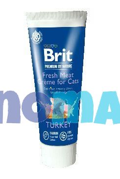 Brit Premium Cat by Nature Creme Turkey Fresh Meat 75g