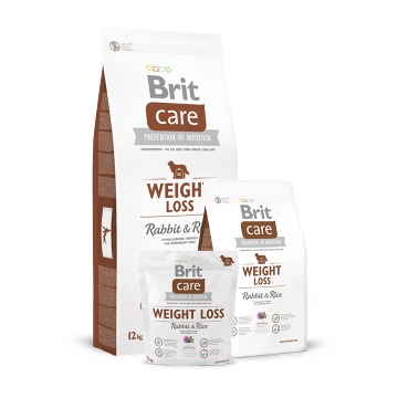 Brit Care Dog Weight Loss Rabbit & Rice 1kg