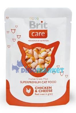Brit Care Cat kapsa Chicken & Cheese Pouch 80g