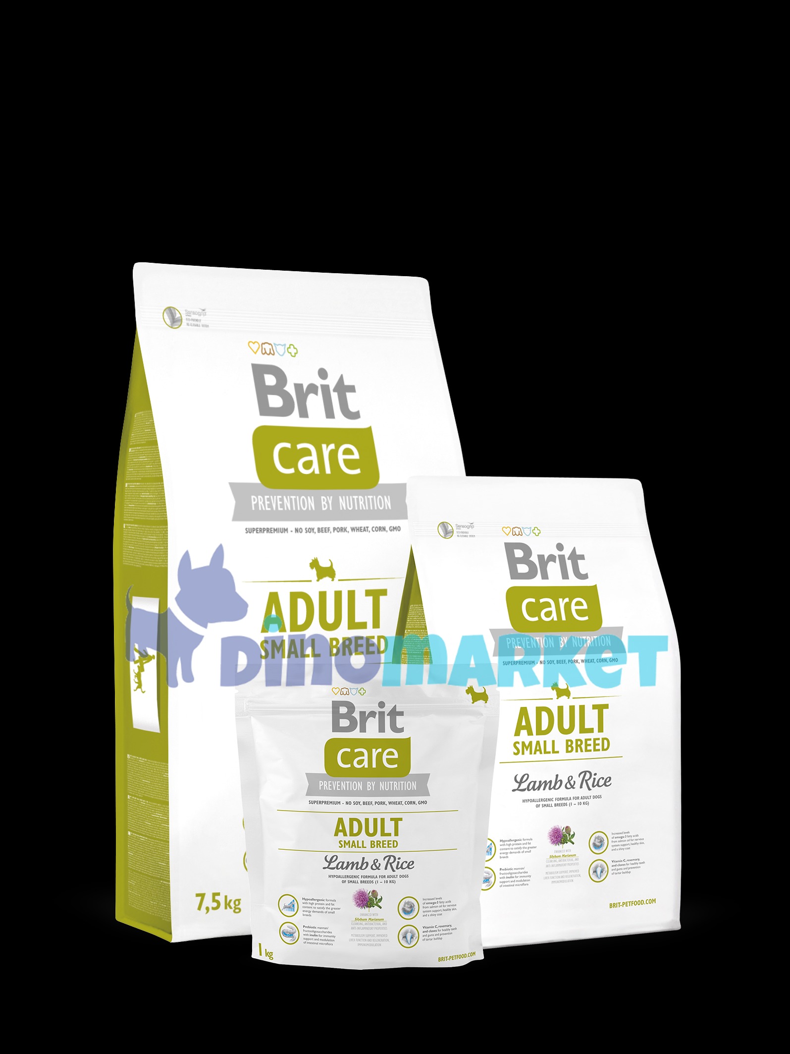 Brit Care Dog Adult Small Breed Lamb & Rice 1kg