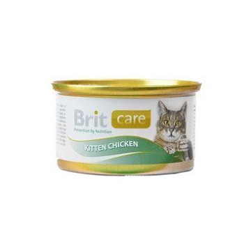 Brit Care Cat Kitten konz.kuřecí prsa 80g