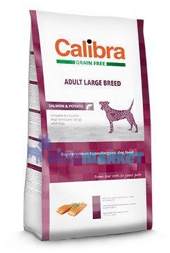 Calibra Dog GF Adult Large Breed Salmon  12kg NEW
