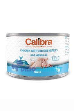 Calibra Cat  konz.Adult kuře a kuřecí srdíčka 200g