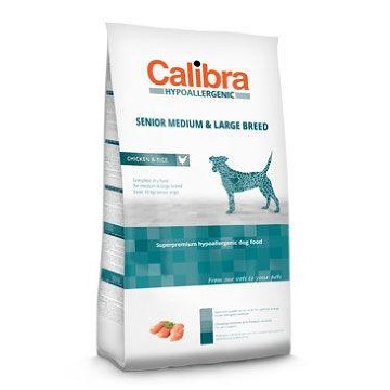 Calibra Dog HA Senior Medium & Large Chicken  14kg NEW
