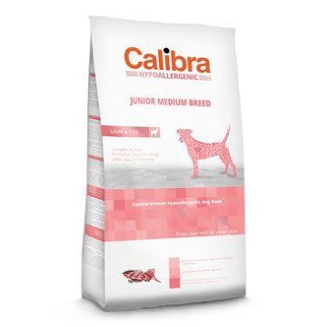 Calibra Dog HA Junior Medium Breed Lamb  14kg NEW