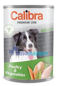 Calibra Dog  konz.Premium Adult drůbeží+zelenina 800g