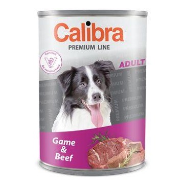 Calibra Dog  konz.Premium Adult zvěřina+hovězí 800g