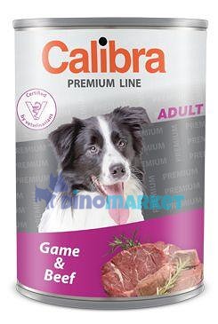 Calibra Dog  konz.Premium Adult zvěřina+hovězí 800g