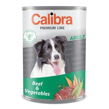 Calibra Dog  konz.Premium Adult hovězí+zelenina 800g