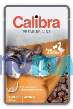 Calibra Cat  kapsa Premium Adult Duck & Chicken 100g