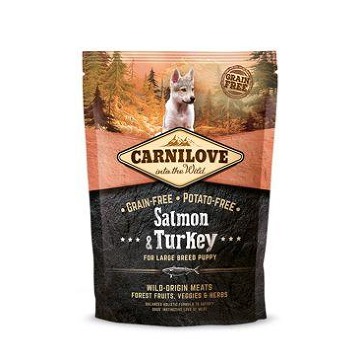 Carnilove Dog Salmon & Turkey for LB Puppies NEW 1,5kg