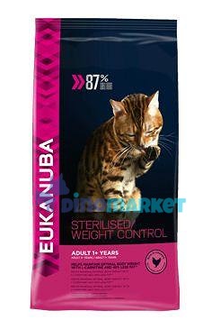 Eukanuba Cat Adult Sterilised /Weight Control kuře 3kg