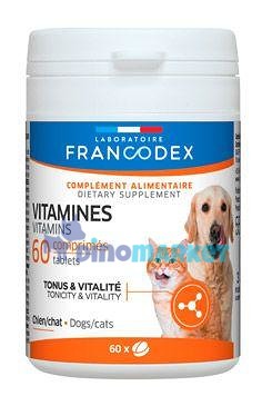 Francodex Vitamíny pes, kočka 60tab