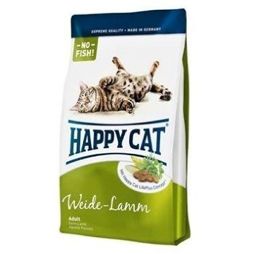 Happy Cat Supr.Adult Fit&Well Weide-Lamm 10kg