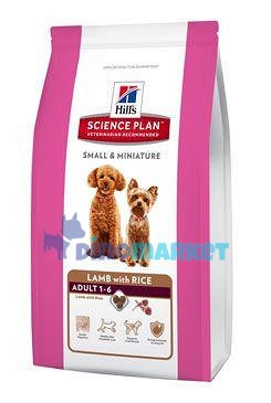 Hill's Canine Dry Adult Small&Mini Lamb-Rice 1,5kg