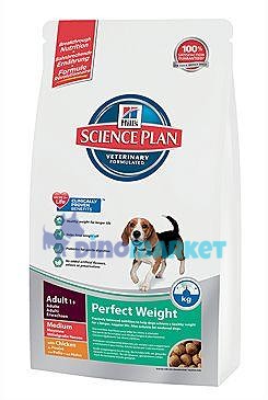 Hill's Canine Dry Adult Perfect Weight Medium 10kg