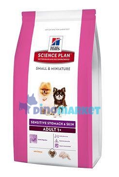 Hill's Canine Dry Adult Small&Mini Sensitive ski 1,5kg