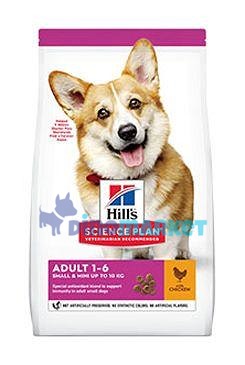 Hill's Can.Dry SP Adult Small&Mini Chicken 6kg