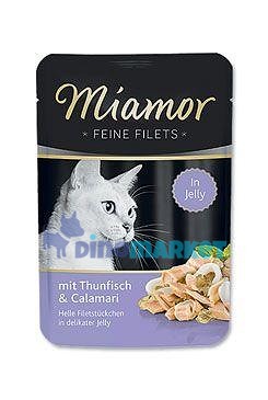 Miamor Cat Filet kapsa tuňák+kalamáry v želé 100g
