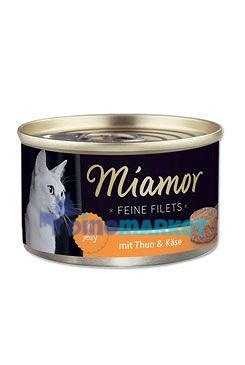 Miamor Cat Filet konzerva tuňák+sýr v želé 100g