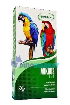 Mikros Exot pro papoušky plv 1kg krabička