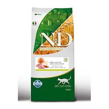 N&D GF CAT Adult Boar & Apple 10kg