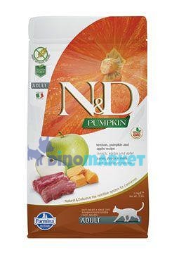 N&D GF Pumpkin CAT Venison & Apple 5kg