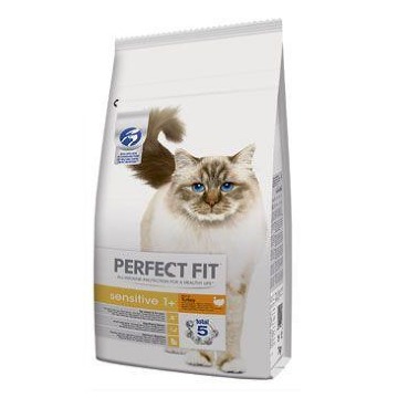 Perfect Fit CAT Sensitive 1+ s krůtím 7kg