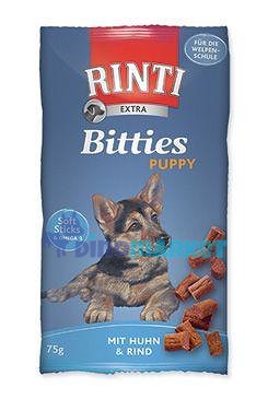 Rinti Dog pochoutka Extra Bits Puppy kuře+hovězí 75g