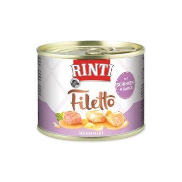 Rinti Dog Filetto konzerva kuře+šunka ve šťávě 210g