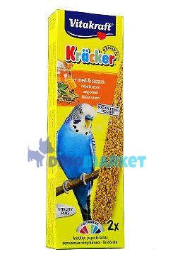 Vitakraft Bird Kräcker  Budgie Honey tyč 2ks