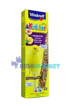 Vitakraft Bird Kräcker  Canary Fruit tyč 2ks