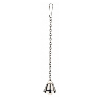 Stříbrný zvoneček na řetízku 18cm TRIXIE
