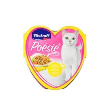 Vitakraft Cat Poésie konz. šťáva kuře a zel. 85g