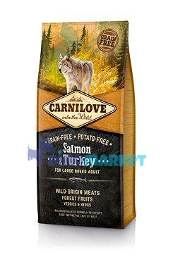 Carnilove Dog Salmon & Turkey for LB Adult  NEW 12kg