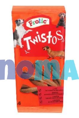 Frolic pochoutka Twistos 6ks s hovězím