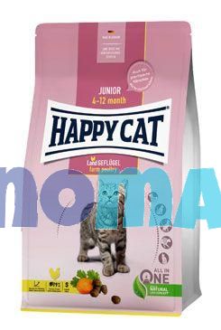 Happy Cat Junior Land-Geflugel/Drůbež 4kg