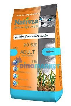 Nativia Cat Adult Salmon&Rice Active 1,5kg