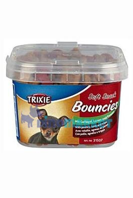 Trixie BOUNCIES mini kostičky kuř/jehně/dršť 140g TR