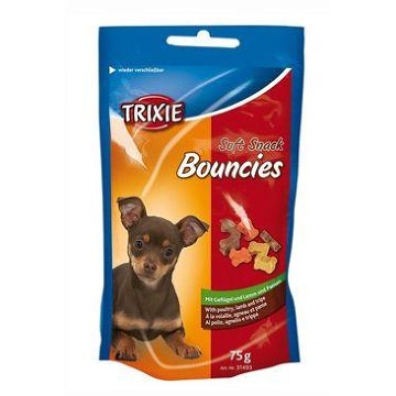 Trixie BOUNCIES mini kostičky kuř/jehně/dršť 75g TR
