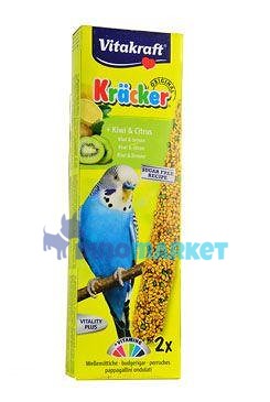 Vitakraft Bird Kräcker  Budgie Kiwi + Citrus tyč 2ks